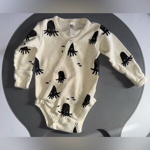 Rylee + Cru Cream and Black Octopus Bodysuit